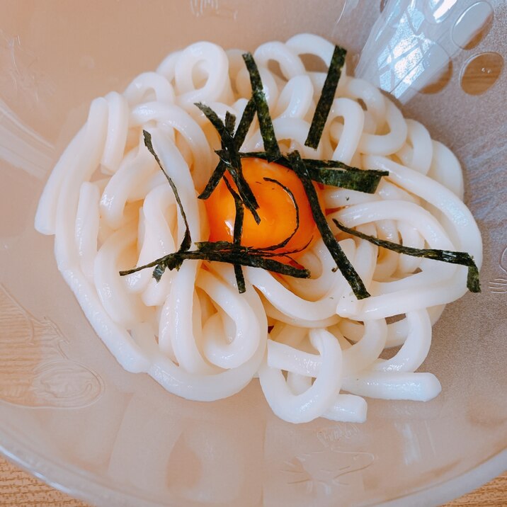 お家で簡単°˖✧釜玉うどん